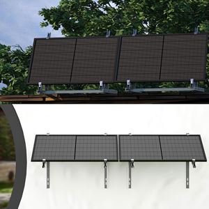 600W Solar PV system(adjustable bracket)(2*405W，all black)